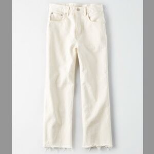 American Eagle Wide Leg Crop Jeans - 12